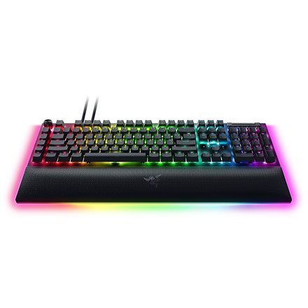 Razer mechaniczna klawiatura do gier BlackWidow V4 Pro RGB LED light, NORD, przewodowa, czarna, zielone przełączniki, klawiatura Razer mechaniczna klawiatura do gier BlackWidow V4 Pro RGB LED light, NORD, przewodowa, czarna, zielone przełączniki, klawiatura