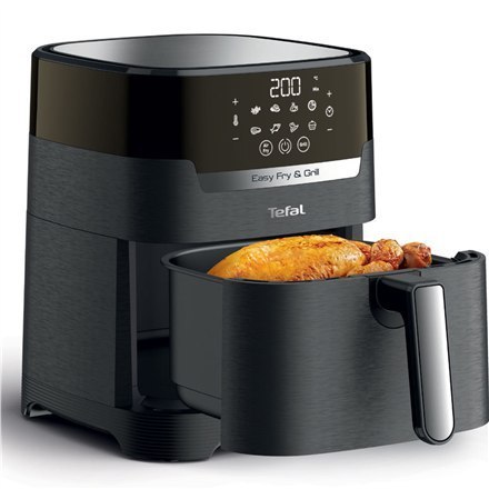 TEFAL Frytkownica Easy Fry and Grill EY505815 Moc 1400 W, Pojemność 4,5 L, Czarny TEFAL Frytkownica Easy Fry and Grill EY505815 Moc 1400 W, Pojemność 4,5 L, Czarny