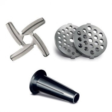 TEFAL Meat mincer NE105838 Black, 1400 W, Number of speeds 1, Throughput (kg/min) 1.7, The set includes 3 stainless steel sieves