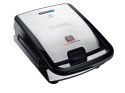 TEFAL Sandwich Maker SW854D 700 W, ilość płyt 4, ilość ciastek 2, czarny/stal nierdzewna