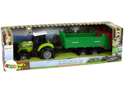 Traktor z Przyczepka Dźwięk Zielony Farma Traktor z Przyczepka Dźwięk Zielony Farma