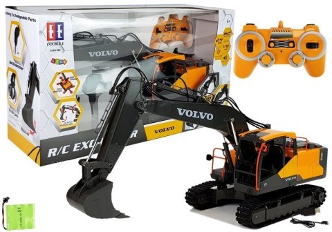 Volvo Duża Koparka R/C Gąsienicowa 1:16 2.4G Double E Volvo Duża Koparka R/C Gąsienicowa 1:16 2.4G Double E