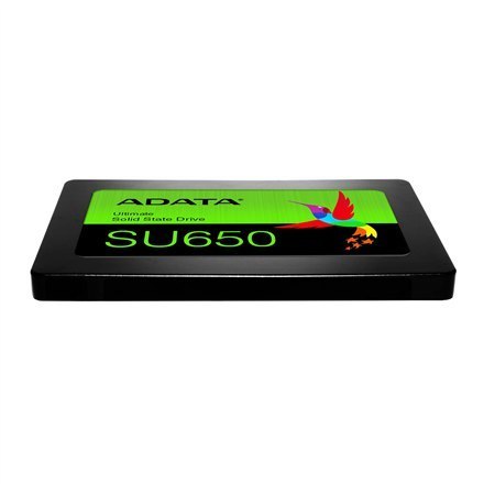 ADATA Ultimate SU650 1000 GB, obudowa SSD 2,5", interfejs SSD SATA 6Gb/s, prędkość zapisu 450 MB/s, prędkość odczytu 520 MB/s ADATA Ultimate SU650 1000 GB, obudowa SSD 2,5", interfejs SSD SATA 6Gb/s, prędkość zapisu 450 MB/s, prędkość odczytu 520 MB/s
