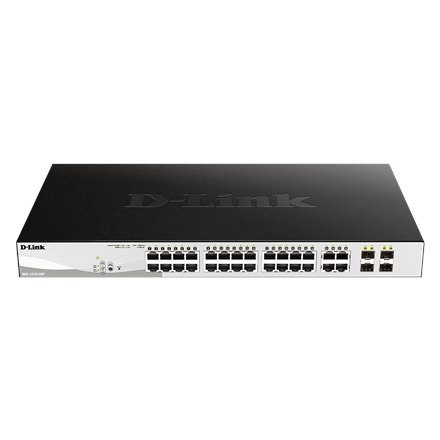 D-Link 28-portowy Gigabit Smart Managed PoE Switch DGS-1210-28P Managed L2+, Desktop D-Link 28-portowy Gigabit Smart Managed PoE Switch DGS-1210-28P Managed L2+, Desktop