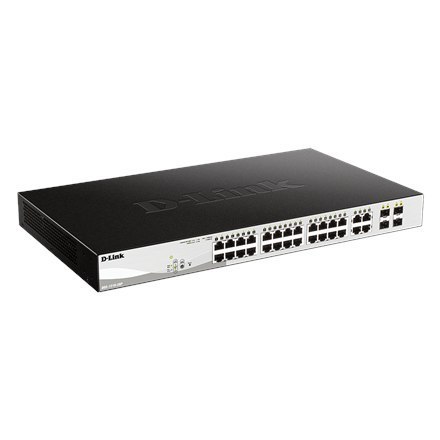 D-Link 28-portowy Gigabit Smart Managed PoE Switch DGS-1210-28P Managed L2+, Desktop D-Link 28-portowy Gigabit Smart Managed PoE Switch DGS-1210-28P Managed L2+, Desktop