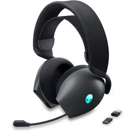 Dell Alienware Dual Mode Wireless Gaming Headset AW720H Nauszne, Wbudowany mikrofon, Ciemna strona księżyca, Redukcja szumów, Be Dell Alienware Dual Mode Wireless Gaming Headset AW720H Nauszne, Wbudowany mikrofon, Ciemna strona księżyca, Redukcja szumów, Be