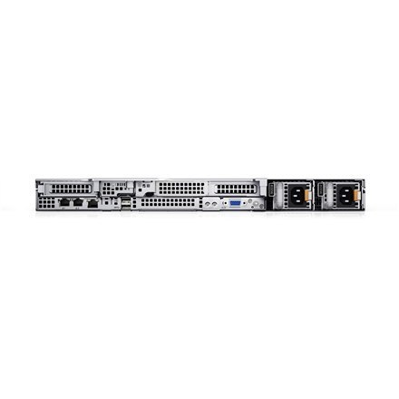 Dell PowerEdge R450 do montażu w szafie (1U), Intel Xeon, 2x Silver 4310, 2,1 GHz, 18 MB, 24T, 12C, bez pamięci RAM, bez dysku t Dell PowerEdge R450 do montażu w szafie (1U), Intel Xeon, 2x Silver 4310, 2,1 GHz, 18 MB, 24T, 12C, bez pamięci RAM, bez dysku t