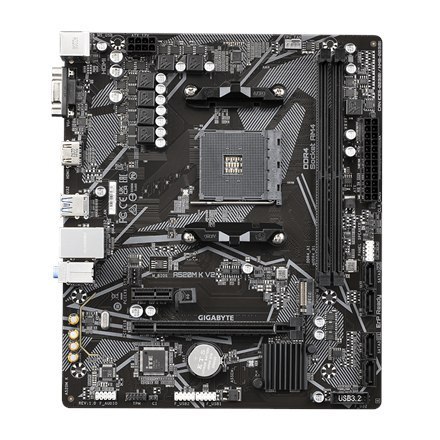 Gigabyte A520M K V2 1.0 M/B Rodzina procesorów AMD, Gniazdo procesora AM4, DDR4 DIMM, Gniazda pamięci 2, Obsługiwane interfejsy Gigabyte A520M K V2 1.0 M/B Rodzina procesorów AMD, Gniazdo procesora AM4, DDR4 DIMM, Gniazda pamięci 2, Obsługiwane interfejsy