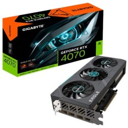 Gigabyte GV-N4070EAGLE OC-12GD 1.0 NVIDIA, 12 GB, GeForce RTX 4070, GDDR6X, PCI-E 4.0, Ilość portów HDMI 1, Taktowanie pamięci 2