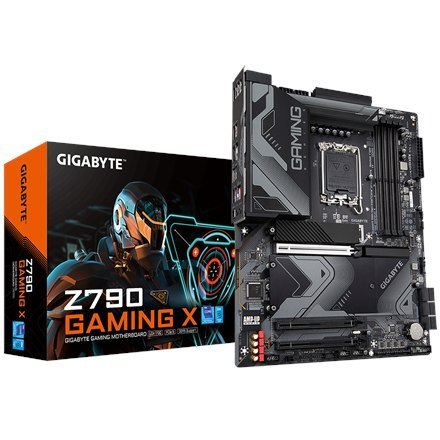 Gigabyte Z790 GAMING X 1.0 M/B Rodzina procesorów Intel, Gniazdo procesora LGA1700, DDR5 DIMM, Gniazda pamięci 4, Obsługiwane in Gigabyte Z790 GAMING X 1.0 M/B Rodzina procesorów Intel, Gniazdo procesora LGA1700, DDR5 DIMM, Gniazda pamięci 4, Obsługiwane in
