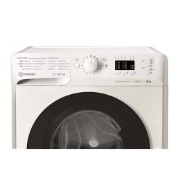 INDESIT Pralka MTWSA 61294 WK EE Klasa efektywności energetycznej C, ładowanie od przodu, pojemność prania 6 kg, 1151 obr./min,