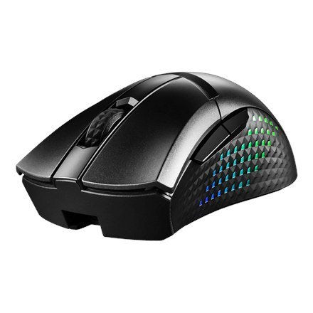 Lekka bezprzewodowa mysz do gier MSI GM51 Gaming Mouse, 2,4 GHz, bezprzewodowa, czarna Lekka bezprzewodowa mysz do gier MSI GM51 Gaming Mouse, 2,4 GHz, bezprzewodowa, czarna