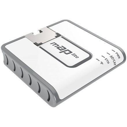 MikroTik RBmAPL-2nD mAP lite 802.11n, 2.4, 150 Mbit/s, 10/100 Mbit/s, porty Ethernet LAN (RJ-45) 1, MU-MiMO Nie, wejście PoE MikroTik RBmAPL-2nD mAP lite 802.11n, 2.4, 150 Mbit/s, 10/100 Mbit/s, porty Ethernet LAN (RJ-45) 1, MU-MiMO Nie, wejście PoE