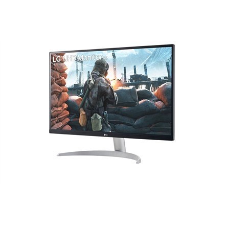 Monitor LG 27UP600P-W 27", IPS, UHD, 3840 x 2160, 16:9, 5 ms, 400 cd/m², 60 Hz, Ilość portów HDMI 2