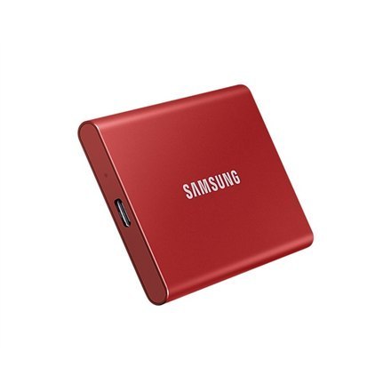 Przenośny dysk SSD Samsung T7 2000 GB, USB 3.2, czerwony Przenośny dysk SSD Samsung T7 2000 GB, USB 3.2, czerwony