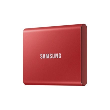 Przenośny dysk SSD Samsung T7 500 GB, USB 3.2, czerwony Przenośny dysk SSD Samsung T7 500 GB, USB 3.2, czerwony
