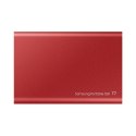 Przenośny dysk SSD Samsung T7 500 GB, USB 3.2, czerwony