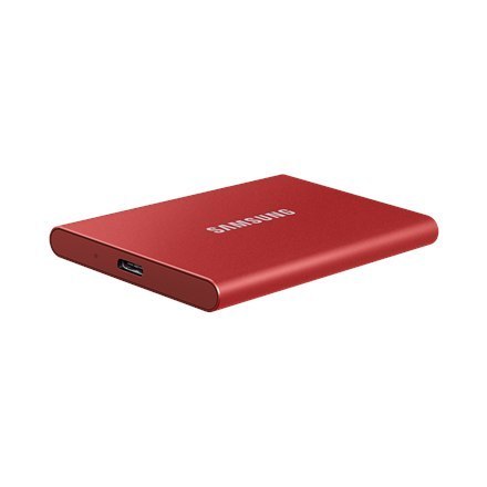 Przenośny dysk SSD Samsung T7 500 GB, USB 3.2, czerwony Przenośny dysk SSD Samsung T7 500 GB, USB 3.2, czerwony