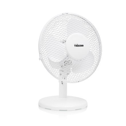 Tristar Wentylator biurkowy VE-5721 Średnica 23 cm, Biały, Liczba biegów 2, 30 W, Oscylacja Tristar Wentylator biurkowy VE-5721 Średnica 23 cm, Biały, Liczba biegów 2, 30 W, Oscylacja