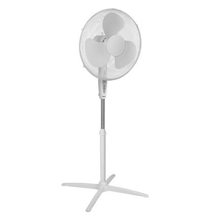 Wentylator stojący Tristar VE-5898 Średnica 40 cm, Biały, Liczba biegów 3, 45 W, Oscylacja Wentylator stojący Tristar VE-5898 Średnica 40 cm, Biały, Liczba biegów 3, 45 W, Oscylacja
