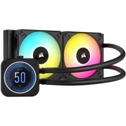 Wyświetlacz Corsair iCUE H100i ELITE LCD XT Czarny, Intel, AMD, chłodzenie cieczą procesora