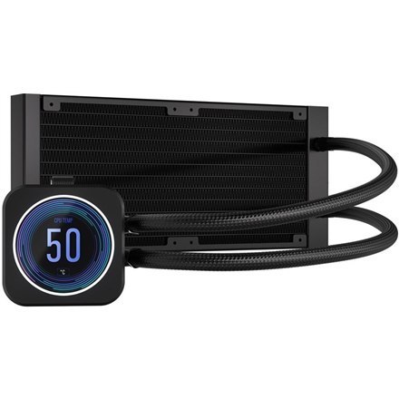 Wyświetlacz Corsair iCUE H100i ELITE LCD XT Czarny, Intel, AMD, chłodzenie cieczą procesora Wyświetlacz Corsair iCUE H100i ELITE LCD XT Czarny, Intel, AMD, chłodzenie cieczą procesora