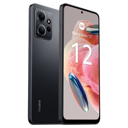Xiaomi Redmi Note 12 Onyx Grey, 6,67", AMOLED, 1080 x 2400, Qualcomm SM4375, Snapdragon 4 Gen 1 (6 nm), Wewnętrzna pamięć RAM 4 Xiaomi Redmi Note 12 Onyx Grey, 6,67", AMOLED, 1080 x 2400, Qualcomm SM4375, Snapdragon 4 Gen 1 (6 nm), Wewnętrzna pamięć RAM 4