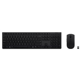Bezprzewodowa, ładowalna klawiatura i mysz Lenovo Professional US Euro Grey