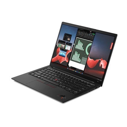 Lenovo ThinkPad X1 Carbon (Gen 11) Deep Black, lakier, 14", IPS, WUXGA, 1920 x 1200, powłoka przeciwodblaskowa, Intel Core i7, i Lenovo ThinkPad X1 Carbon (Gen 11) Deep Black, lakier, 14", IPS, WUXGA, 1920 x 1200, powłoka przeciwodblaskowa, Intel Core i7, i