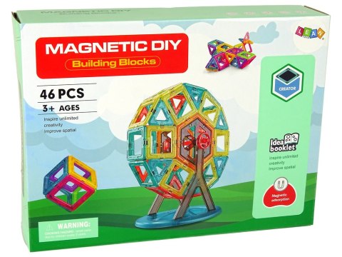 Magnetyczne DIY Klocki Diabelski Młyn 46 Elementów Magnetyczne DIY Klocki Diabelski Młyn 46 Elementów