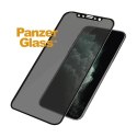 PanzerGlass P2666 Apple, iPhone Xs Max/11 Pro Max, szkło hartowane, czarne, przyjazne dla etui z filtrem prywatności
