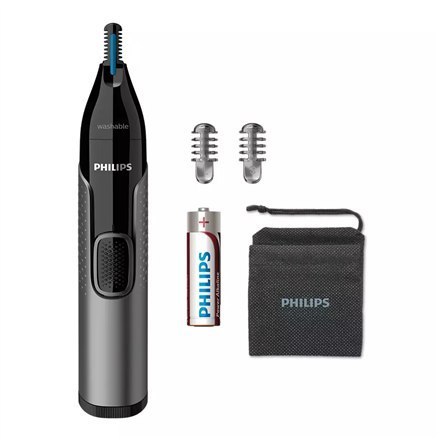 Philips Trymer do nosa, uszu i brwi NT3650/16 Szary Philips Trymer do nosa, uszu i brwi NT3650/16 Szary