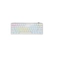 Corsair K70 PRO MINI, klawiatura gamingowa, oświetlenie LED RGB, NA, biała, Wireless/Wired, CHERRY MX Red