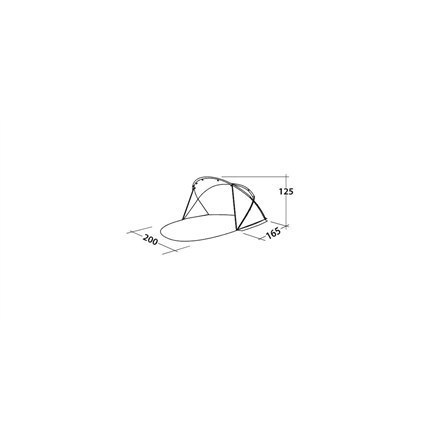 Easy Camp Shell Tent Grey/Sand Easy Camp Shell Tent Grey/Sand