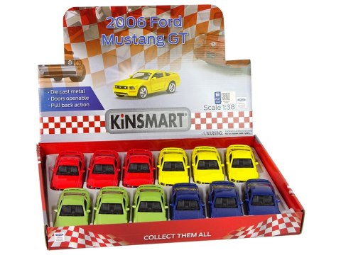 Metalowe Autko Ford Mustang GT 2006 1:38 4 Kolory Napęd HXKT041 Metalowe Autko Ford Mustang GT 2006 1:38 4 Kolory Napęd HXKT041