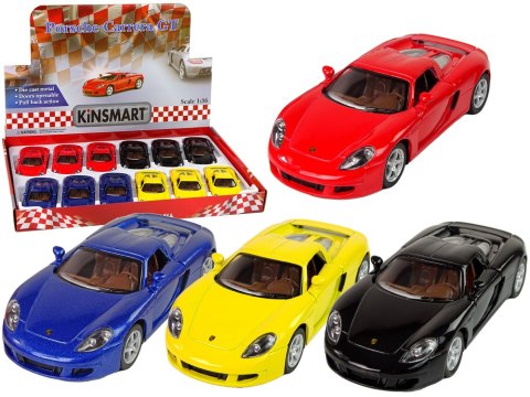 Metalowe Autko Porsche Carrera GT 1:36 4 Kolory Napęd HXKT038 Metalowe Autko Porsche Carrera GT 1:36 4 Kolory Napęd HXKT038