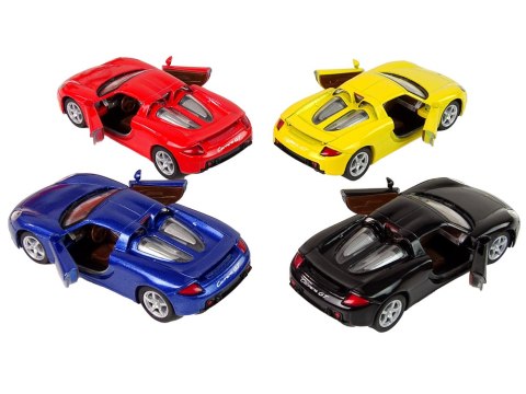 Metalowe Autko Porsche Carrera GT 1:36 4 Kolory Napęd HXKT038 Metalowe Autko Porsche Carrera GT 1:36 4 Kolory Napęd HXKT038