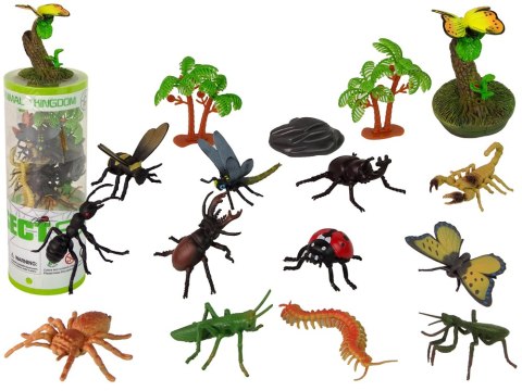 Zestaw Zwierzęta Owady Motyl Figurki 12szt. Akcesoria W Tubie Zestaw Zwierzęta Owady Motyl Figurki 12szt. Akcesoria W Tubie