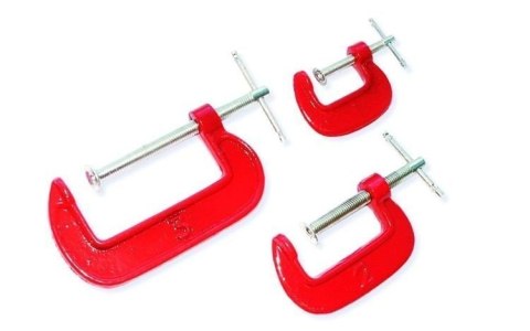 3 ŚCISKI STOLARSKIE TYP 'C' 25 50 75 mm 3 ŚCISKI STOLARSKIE TYP 'C' 25 50 75 mm