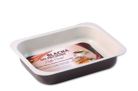 Blacha forma do pieczenia tłoczona 29cm x 22cm x 60cm brązowa Blacha forma do pieczenia tłoczona 29cm x 22cm x 60cm brązowa