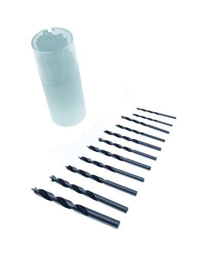 Wiertła do drewna, Komplet 3-10 mm, 11 sztuk Wiertła do drewna, Komplet 3-10 mm, 11 sztuk