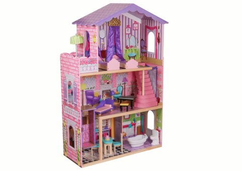 Domek Drewniany Stella Trzy Piętra Balkon Winda 126 cm Domek Drewniany Stella Trzy Piętra Balkon Winda 126 cm
