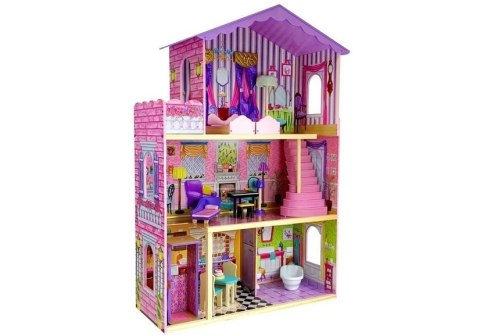 Domek Drewniany Stella Trzy Piętra Balkon Winda 126 cm Domek Drewniany Stella Trzy Piętra Balkon Winda 126 cm