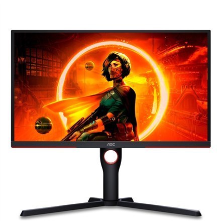 AOC Monitor 25G3ZM/BK 24,5", VA, FHD, 1920 x 1080, 16:9, 1 ms, 300 cd/m², Czarny/Czerwony, 240 Hz, Liczba portów HDMI 2 AOC Monitor 25G3ZM/BK 24,5", VA, FHD, 1920 x 1080, 16:9, 1 ms, 300 cd/m², Czarny/Czerwony, 240 Hz, Liczba portów HDMI 2