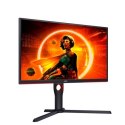 AOC Monitor 25G3ZM/BK 24,5", VA, FHD, 1920 x 1080, 16:9, 1 ms, 300 cd/m², Czarny/Czerwony, 240 Hz, Liczba portów HDMI 2