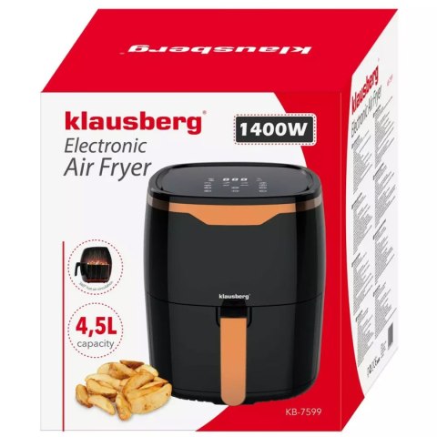 FRYTOWNICA BEZTŁUSZCZOWA 1400W 4,5L KLAUSBERG KB-7559 FRYTOWNICA BEZTŁUSZCZOWA 1400W 4,5L KLAUSBERG KB-7559