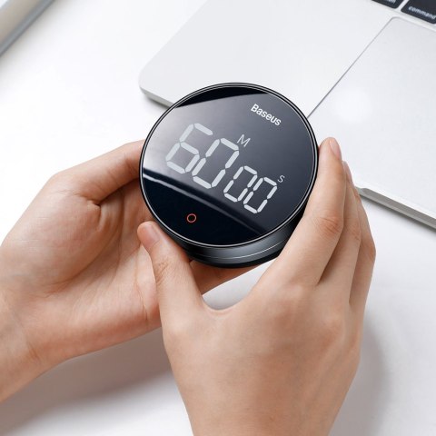 Obrotowy minutnik czasomierz elektroniczny timer Heyo Pro szary Obrotowy minutnik czasomierz elektroniczny timer Heyo Pro szary