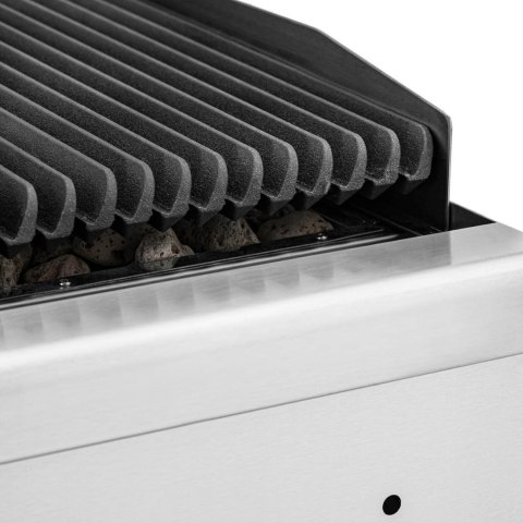 Grill lawowy na gaz ziemny ryflowany 50 x 27 cm 7200 W Grill lawowy na gaz ziemny ryflowany 50 x 27 cm 7200 W