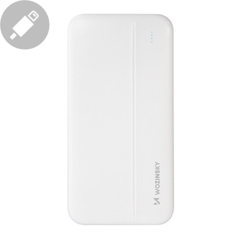 Powerbank Li-Po 10000mAh 2xUSB biały Powerbank Li-Po 10000mAh 2xUSB biały