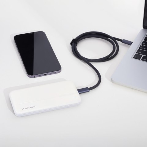 Powerbank Li-Po 10000mAh 2xUSB biały Powerbank Li-Po 10000mAh 2xUSB biały
